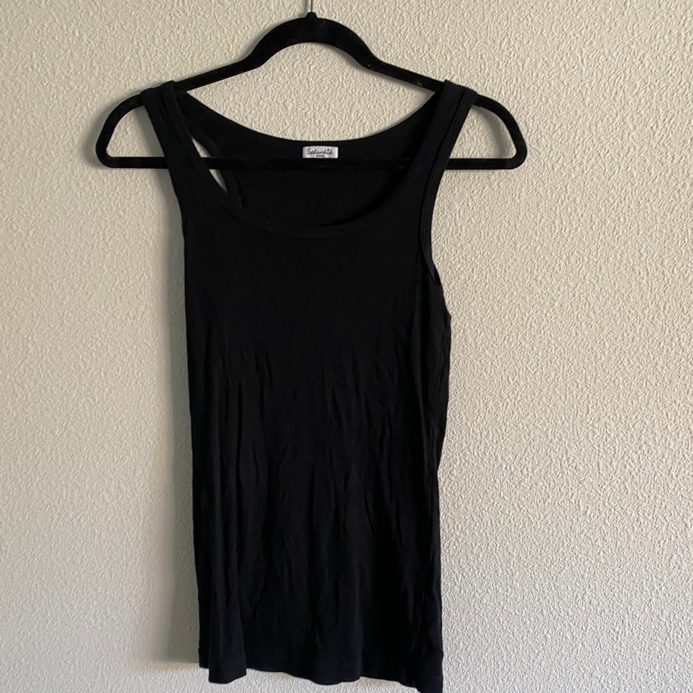 Splendid S Black Tank Top